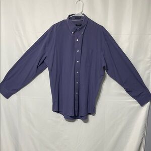 Van Heusen Men's Casual Purple Button-Down Shirt